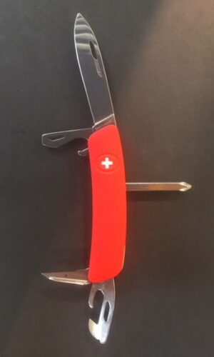 SWIZA 5-teilig rot, Kreuzschlitzschraubendreher