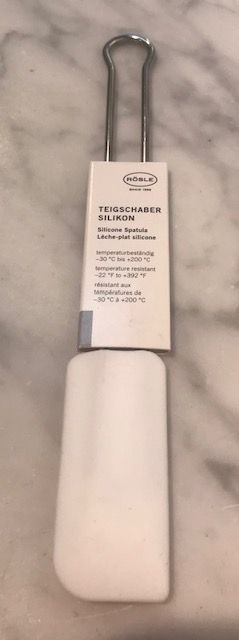 Rösle Teigschaber schmal weiß