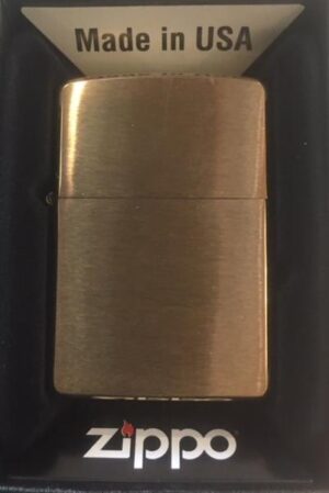 ZIPPO Feuerzeug Messing matt