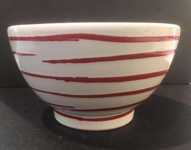 GMUNDNER KERAMIK Müslischale rotgeflammt