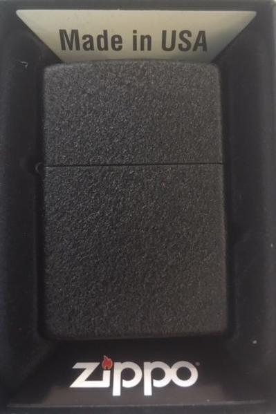 ZIPPO Feuerzeug black crackle