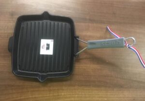 STAUB Grillpfanne quadratisch mit Silikongriff