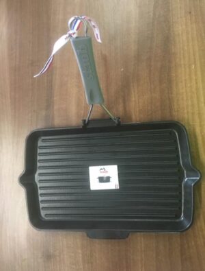STAUB Grillpfanne rechteckig mit Silikongriff