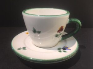 GUMDNER KERAMIK Espresso-Set STREUBLUMEN