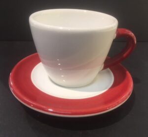 GMUNDNER KERAMIK Espresso-Set VARIATION rot