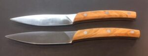 Berti Steakmesser Olive Ergonomischer Griff aus echtem Olivenholz, handschmeichelnd und scharf
