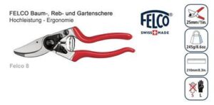 FELCO 8 ergonomische Gartenschere