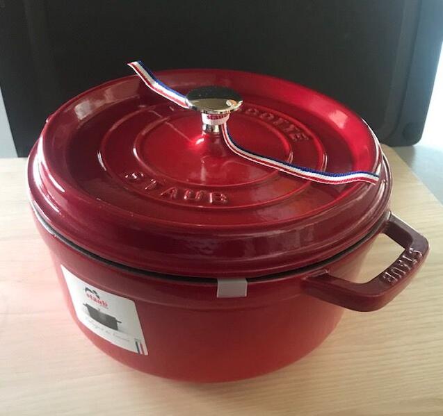 STAUB Bräter rund 24cm rot