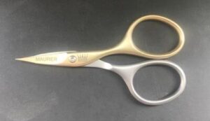 Nagelschere Kombi gold kräftige Nagelschere mit feiner Spitze