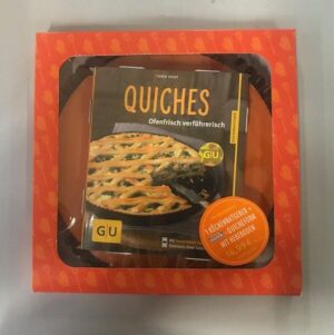 Tarte- und Quicheform mit Buch