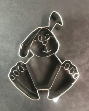 Ausstecherle Hase mit Prägung