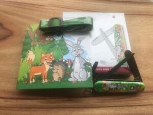 Victorinox Kindermesser-Set grün bunt