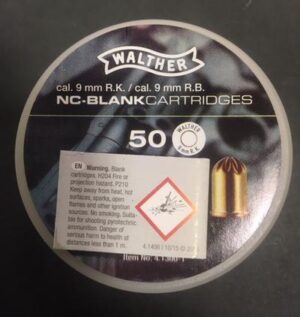 WALTHER Platzpatronen 9 mm Rev
