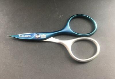 Nagelschere Kombi blau kräftige Nagelschere mit feiner Spitze